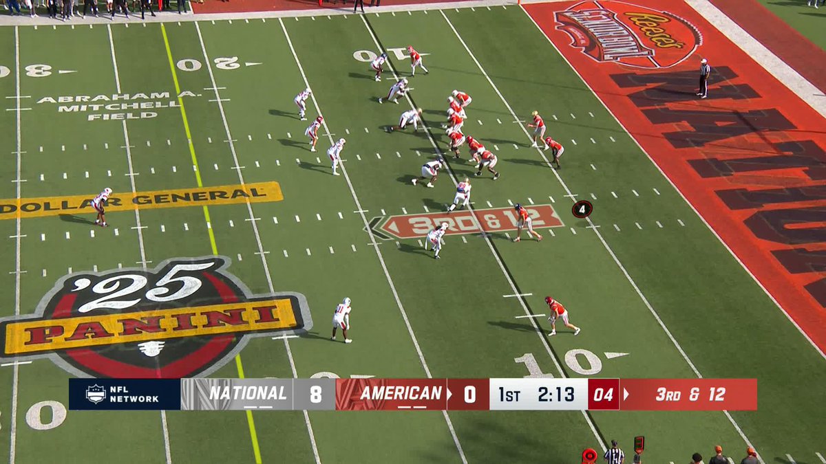 Leonard with a nice throw to TeSlaa to pick up the first down on 3rd and 12. Notre Dame Football Arkansas Football 🐗 📺: Panini Senior Bowl on NFL Network 📱: Stream on NFL+