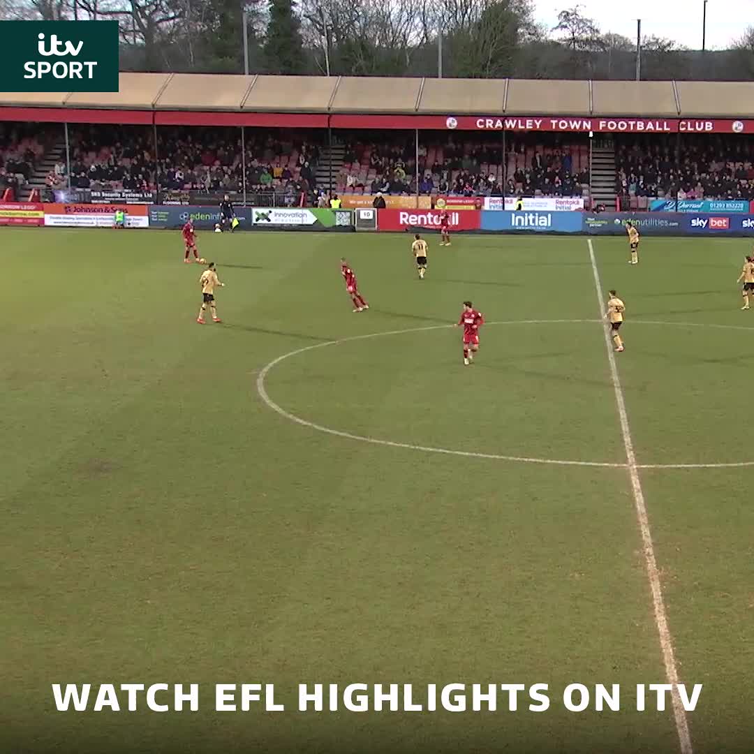 STOP WHAT YOU'RE DOING AND WATCH THIS 🤯👇 What a hit from Bradley Ibrahim 🔥🔥🔥 #ITVFootball | EFL | Crawley Town FC