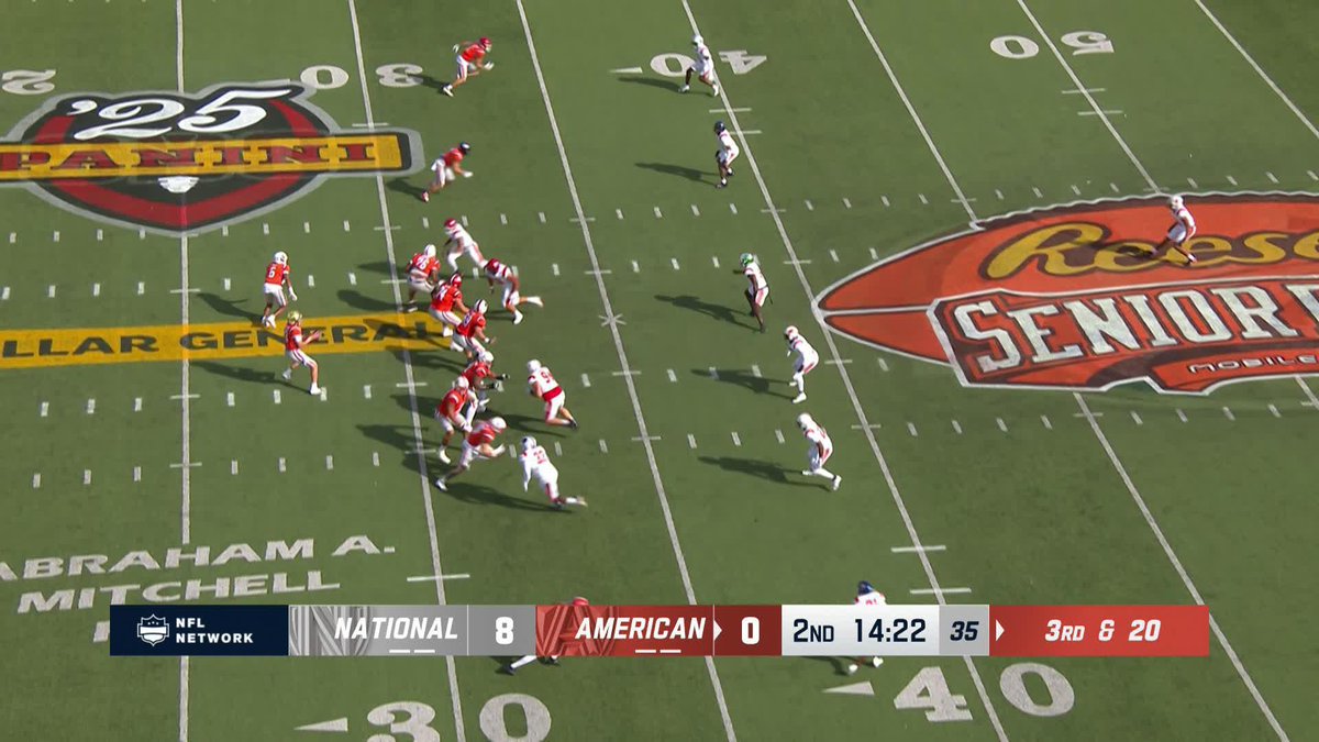 Junior Tafuna with the sack for the National Team! Utah Football 📺: @SeniorBowl on NFL Network 📱: Stream on NFL+