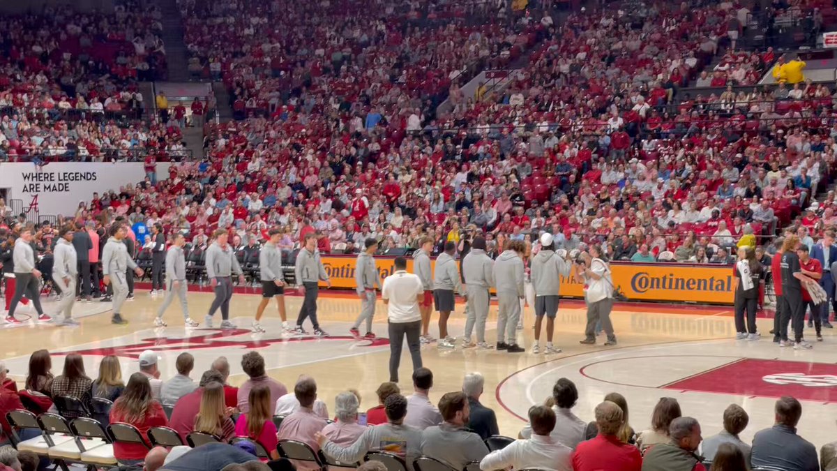 Alabama Football’s early enrollees introduced at Coleman Coliseum.