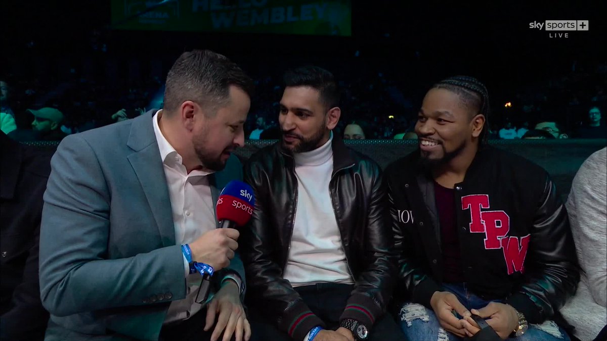 𝐁𝐎𝐗𝐈𝐍𝐆 𝐑𝐎𝐘𝐀𝐋𝐓𝐘 👑 Amir Khan and ShowtimeShawn Porter give their thoughts on the main-event! 👀 #AzimLipinets | Now | OVO Wembley Arena | Sky Sports Boxing