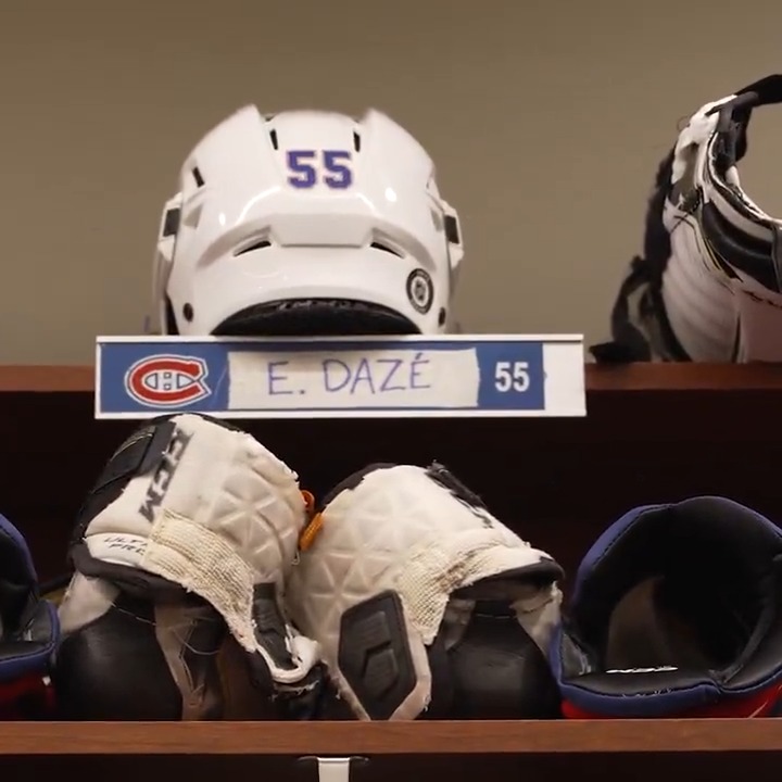 .Cole Caufield 🤝 Éric Dazé #GoHabsGo