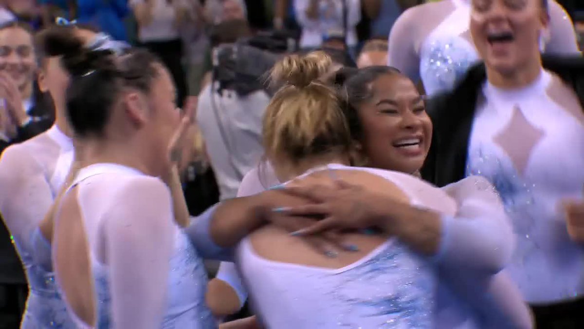Jordan Chiles does it AGAIN 🙌 She score's a perfect 10.0 on floor, securing her second 10.0 of this season #B1Gwgym