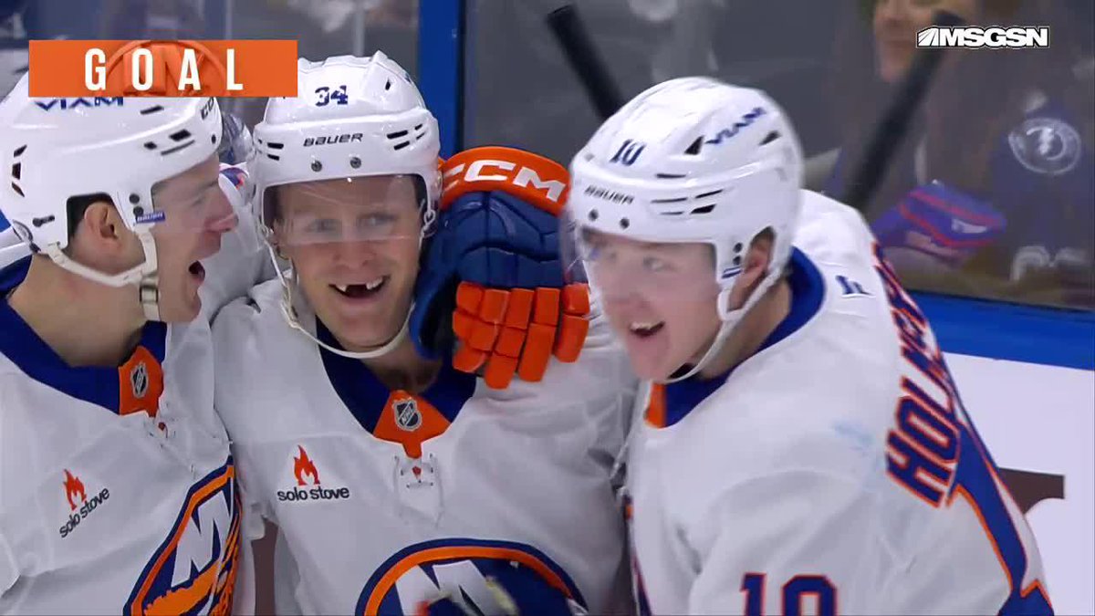 WELCOME TO THE ISLANDERS ADAM BOQVIST. WE ARE TIED.