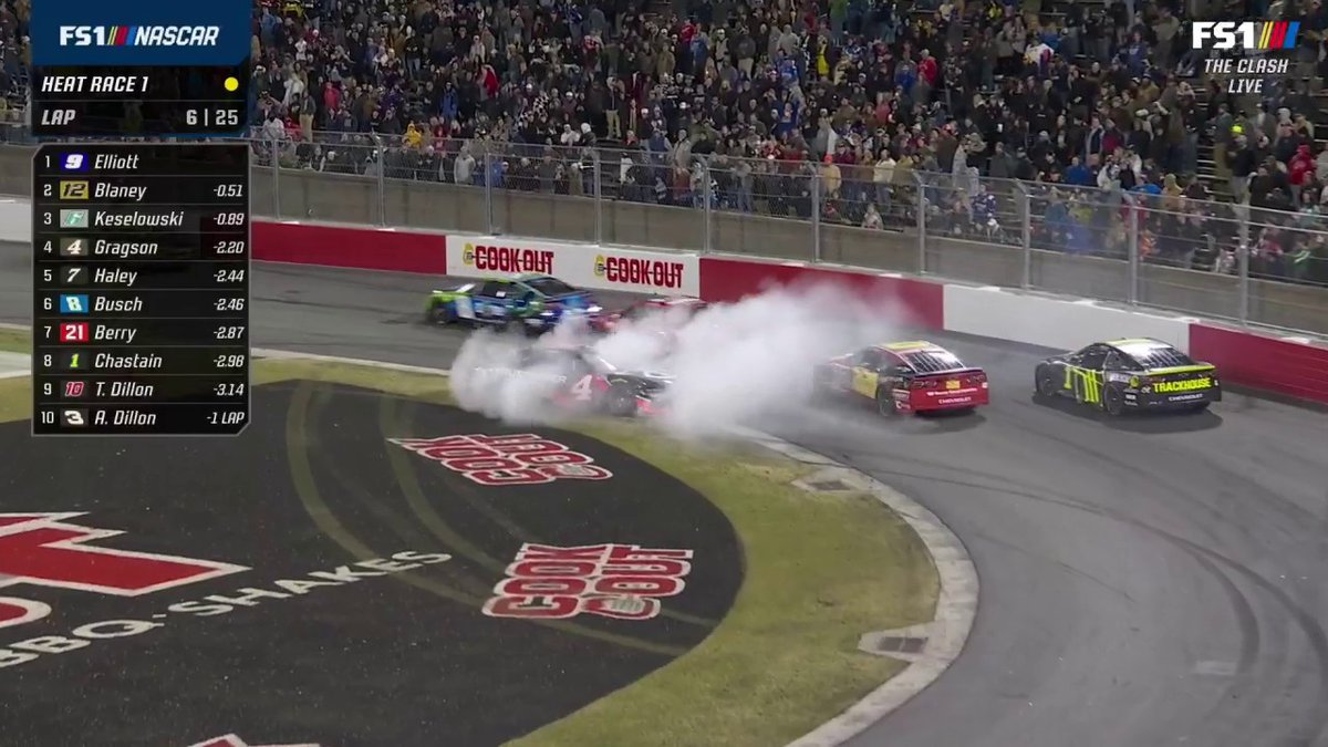 "Welcome to Bowman Gray." (Reminder: Only green laps count)