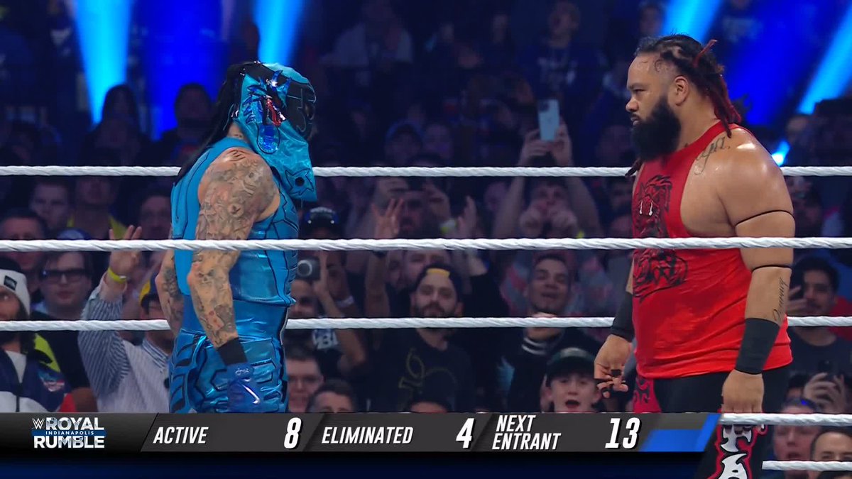 #RoyalRumble has just been put on notice by JACOB FATU!