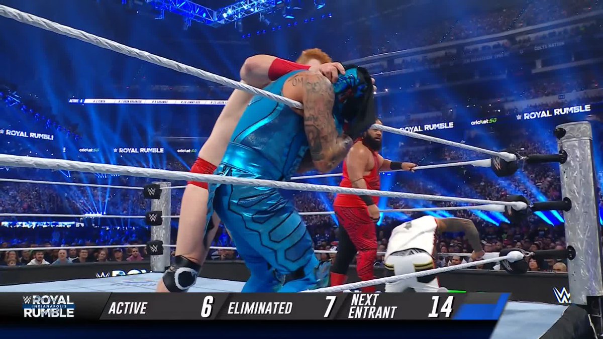 blink and you'll miss it! #RoyalRumble