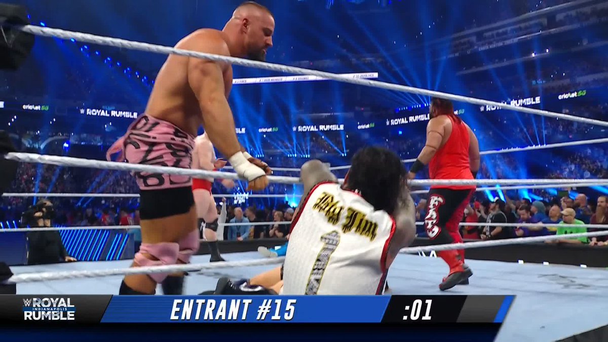 SAY HIS NAME AND HE APPEARS AT ROYAL RUMBLE!
