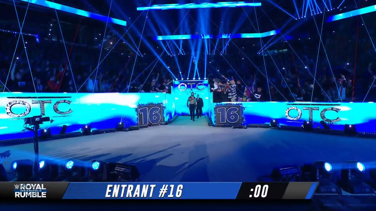 The OTC enters the #RoyalRumble Match! ☝️