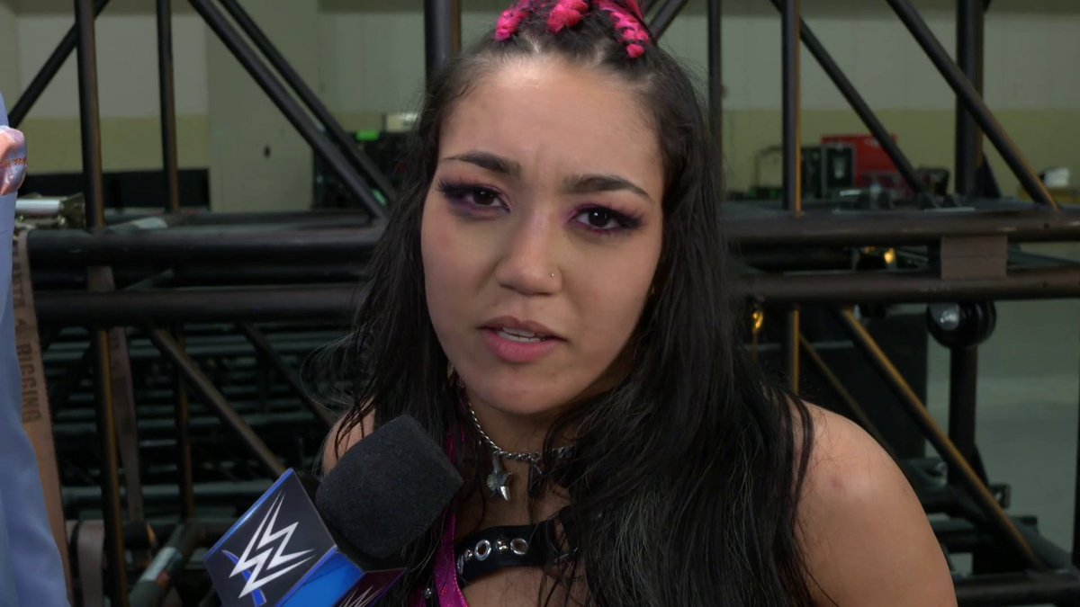 Just another night of making WWE history for roxanne at #RoyalRumble 😤