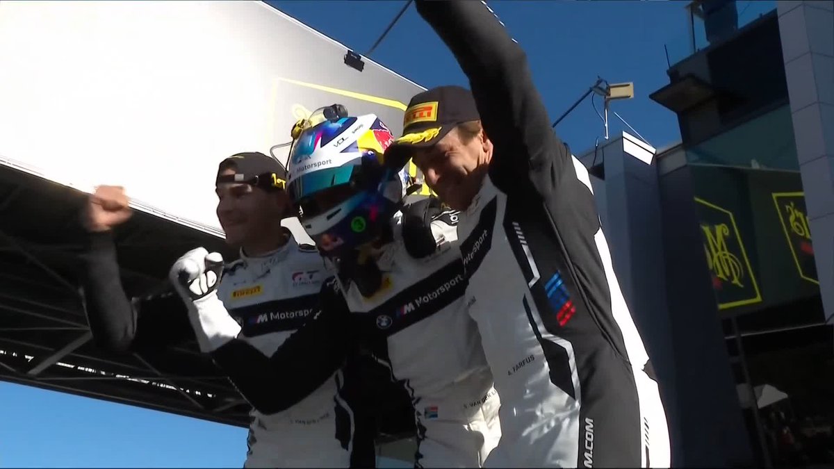 This is what it means to win Bathurst! Incredible scenes in parc ferme. #IGTC | #B12Hr 🦘