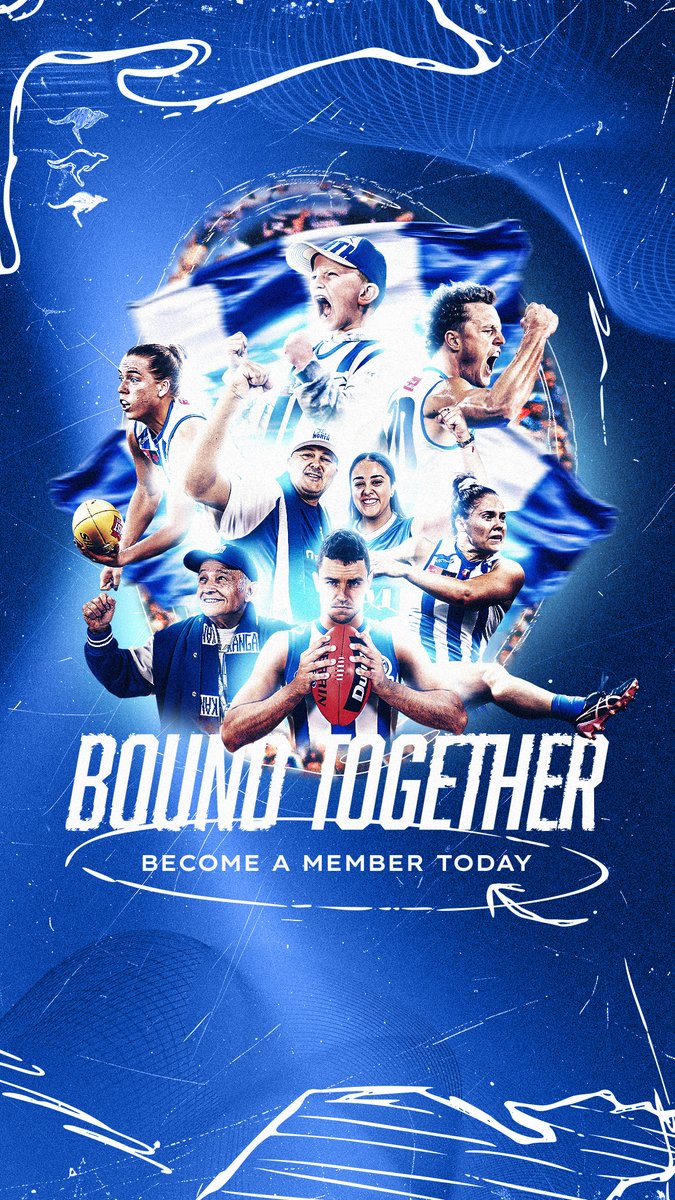 100 years of passion. 100 years of fighting spirit. 100 years of spine-tingling North Melbourne memories. Bound with us in our centenary year. 🦘: #Kangas