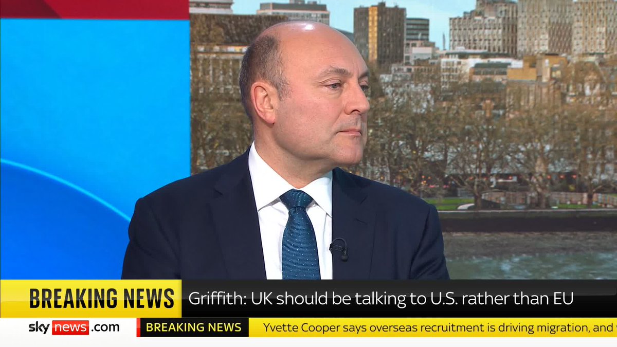"The ability to make one's own laws is never a failure." Shadow business secretary Andrew Griffith MP rejects polls showing 62% see Brexit as a failure, citing "real benefits" like "73 trade deals." #TrevorPhilips