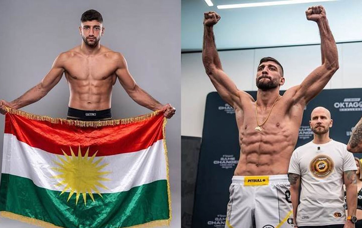 #VÎDEO - Cîhad Akîpa serkeftina mezin bi dest xist û got "Bijî Kurd û Kurdistan" #MMA #Kurd #Kurdistan 🎥 Azad Penaber