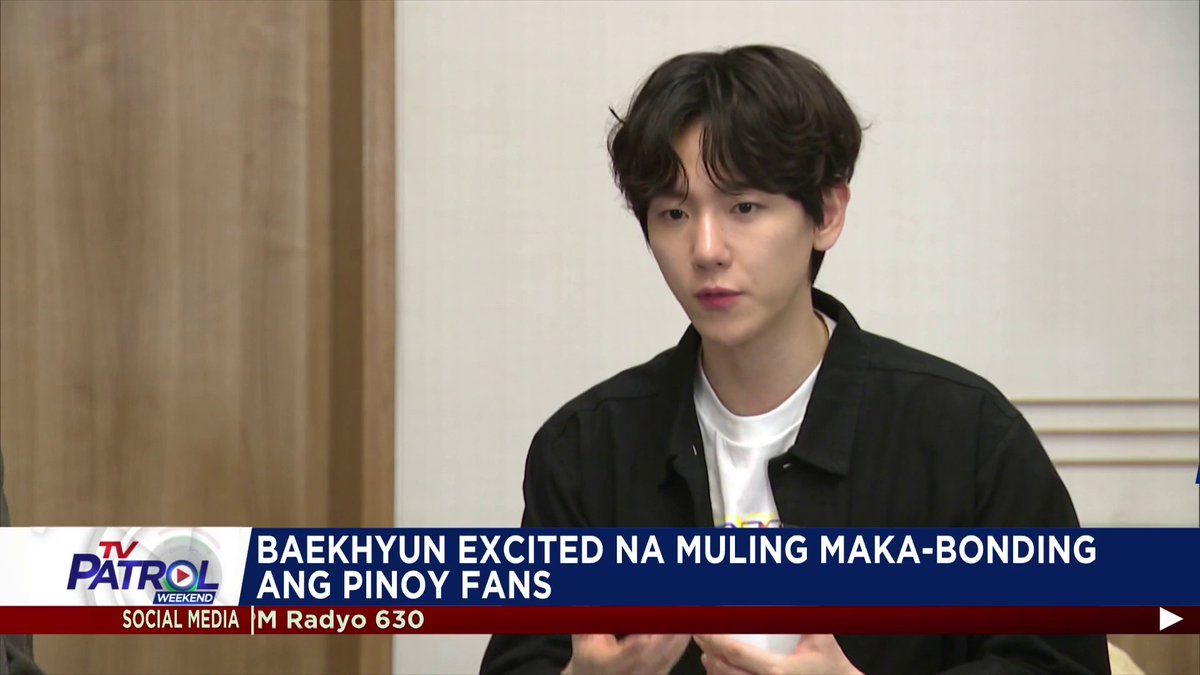 Nasasabik na ang South Korean star at EXO member na si Baekhyun sa pagbabalik niya sa Pilipinas para maka-bonding ang kaniyang fans. #StarPatrol Basahin: