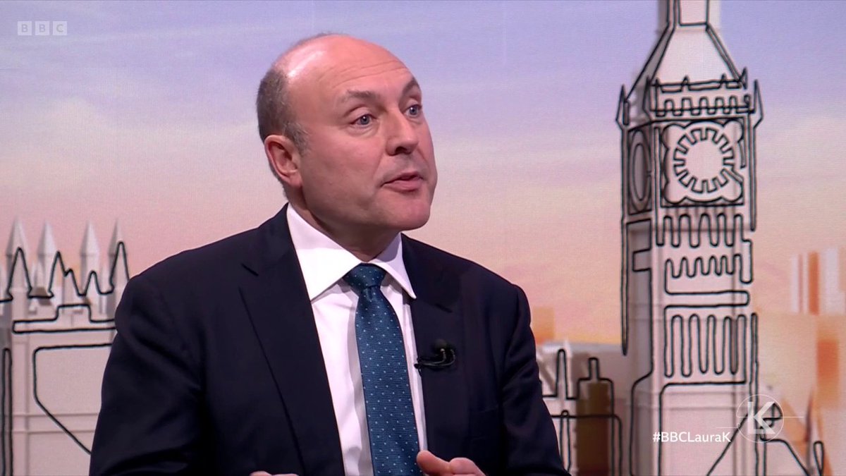 "There's every opportunity... of having a really good trading relationship with the US" Shadow business secretary Andrew Griffith says the UK can avoid "some of the damage of tariffs" as the US is "a very strong ally" #BBCLauraK
