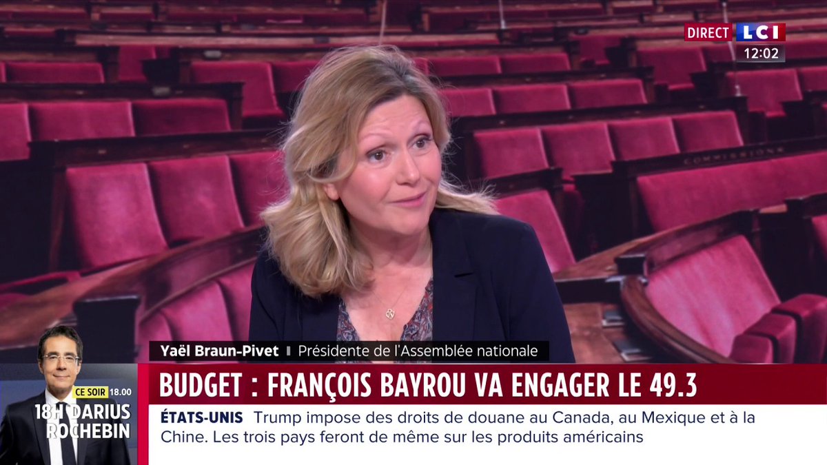 Yaël Braun-Pivet qui n’aime pas la démocratie trouve que le 49.3, c’est formidable. On est très très surpris…