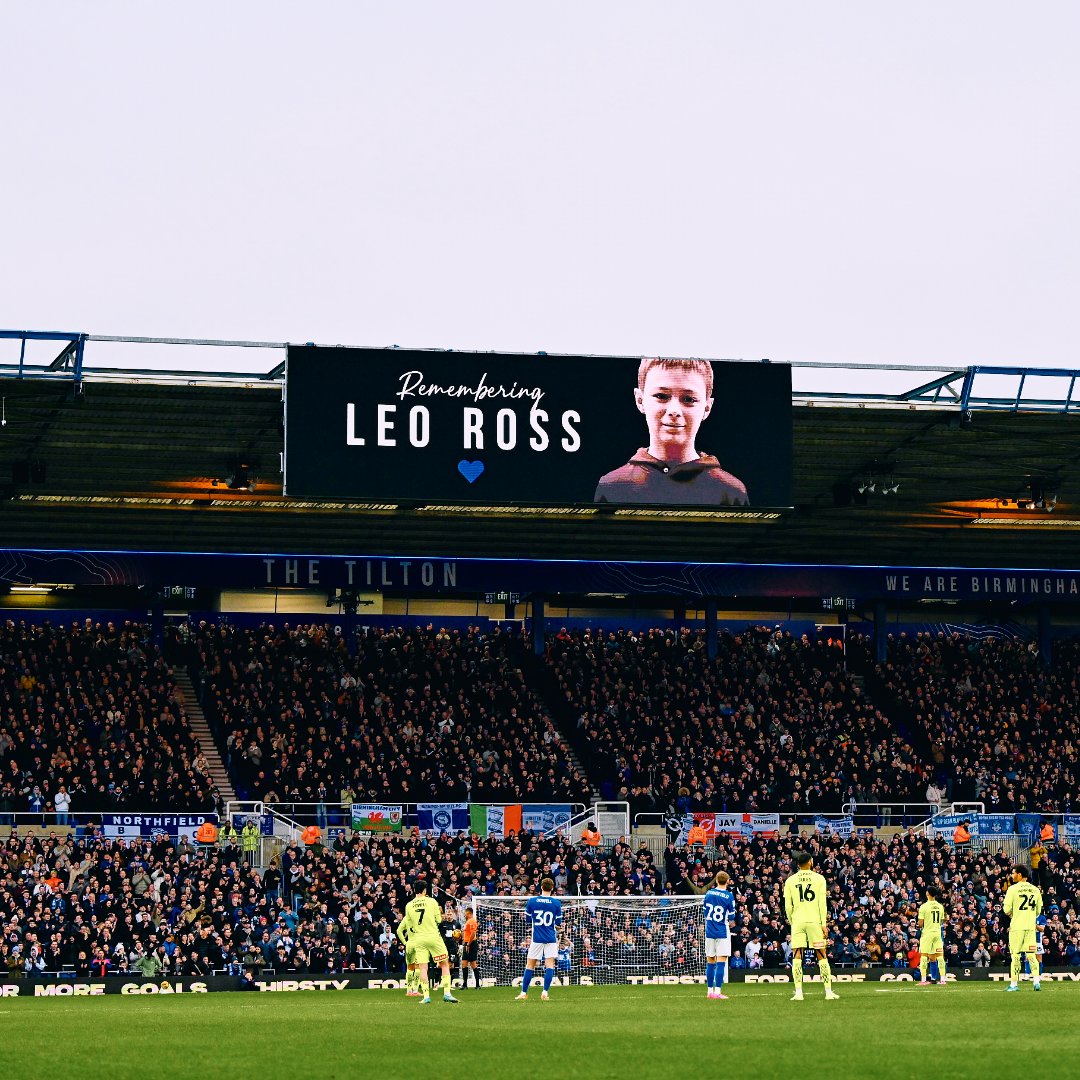 A fitting tribute from both ourselves and Rotherham United to a very special young boy. RIP Leo. 💙