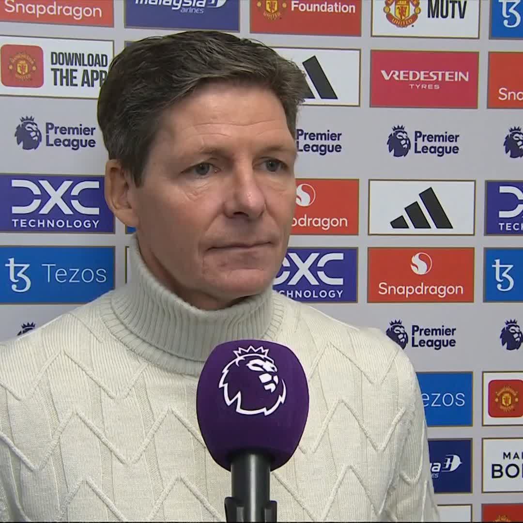 "He didn't train the whole week but surprisingly he could train yesterday" 💬 Crystal Palace boss Oliver Glasner reacts to Eberechi Eze being able to be named on the bench after he was expected to be out.