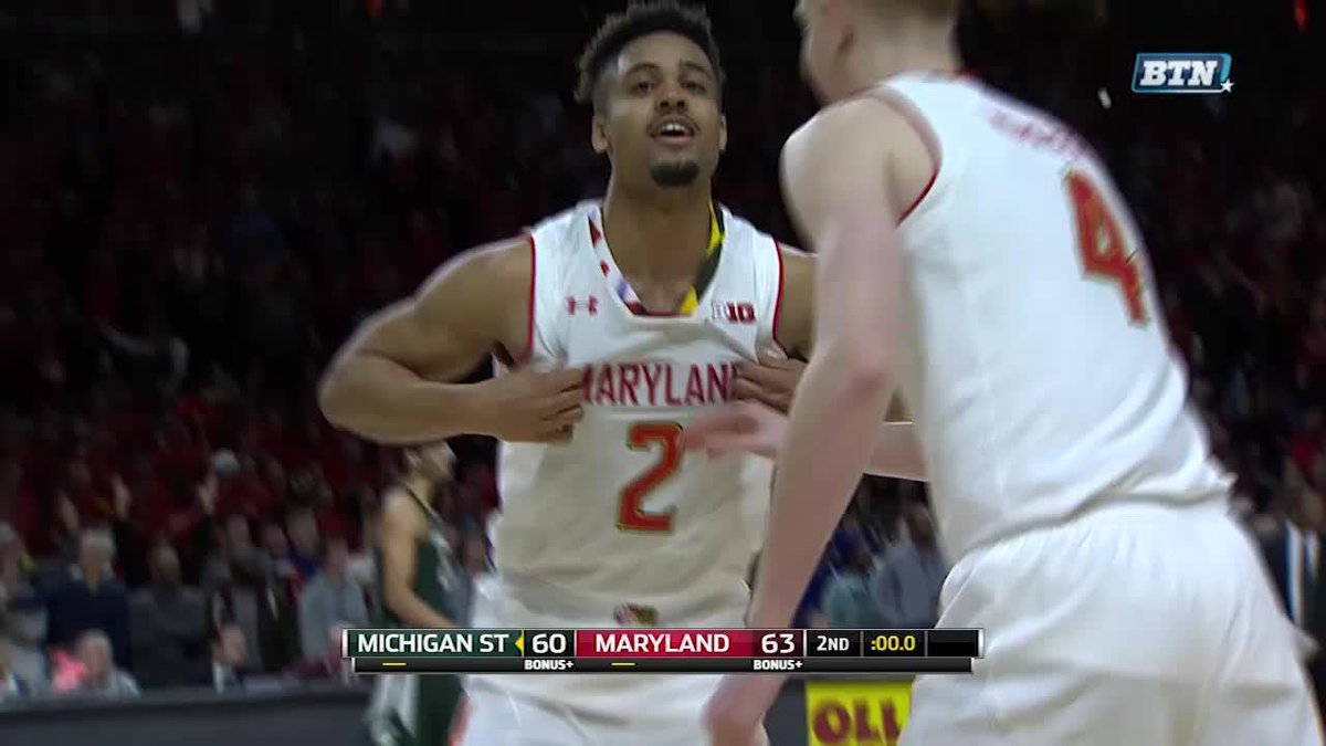 Happy 3️⃣0️⃣th, Melo Trimble! 🥳 Let's celebrate with a pair of the Maryland Men’s Basketball great's most iconic buckets 🥶 #B1GMBBall
