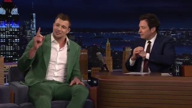 Third times a charm? 🤣 Rob Gronkowski makes his Super Bowl LIX prediction 👀 #FallonTonight #SBLIX