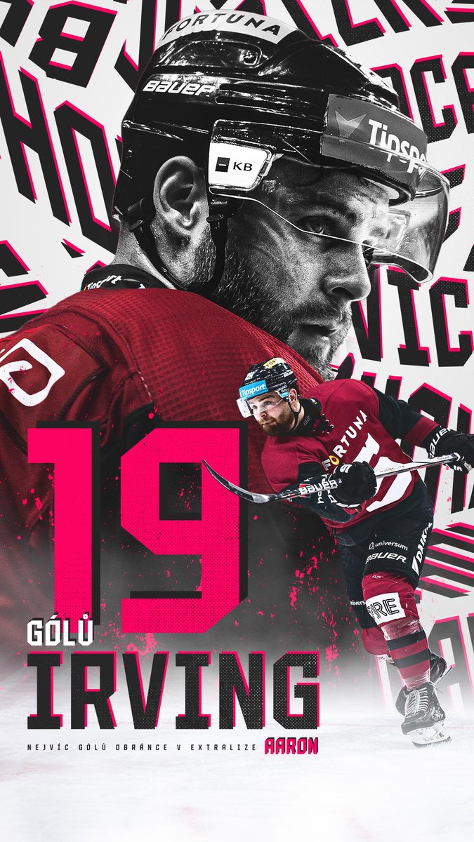 🚨 Je to tady! Aaron Irving je držitelem nového rekordu Tipsport extraliga! Žádný jiný obránce nedokázal vstřelit v základní části více gólů!