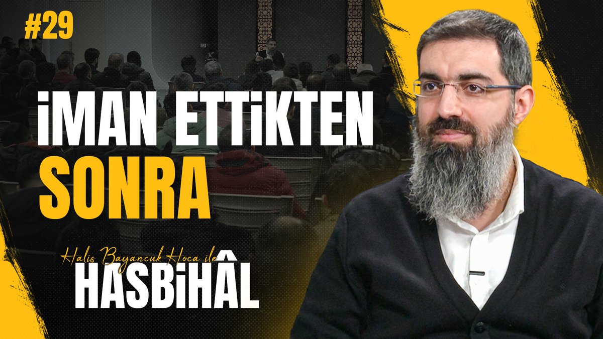 "Din, bir masada ya da ekranda öğrenilecek bir şey değildir." - İman ettikten sonra nasıl bir yol izleyelim? - Soru Nasıl Sorulmaz? - Tevbe ederken samimi olmadığımı düşünüyorum. - Akraba evlilikleri caiz midir? 🔴 Hasbihâl #29 Kanalımızda Yayında 🔗
