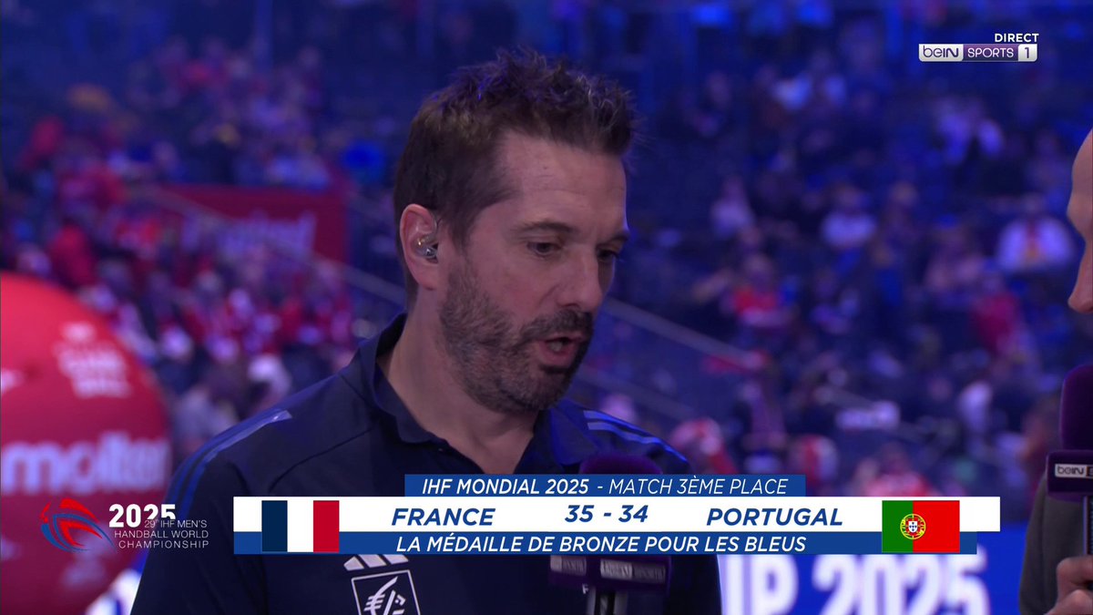🏆🤾‍♂️Mondial de Handball 💬Guillaume Gille : "Il y a beaucoup de fierté. On finit avec le sentiment d'avoir clôturé de manière très positive. Avec le recul, le travail produit est de qualité" #HandAction #FRAPOR