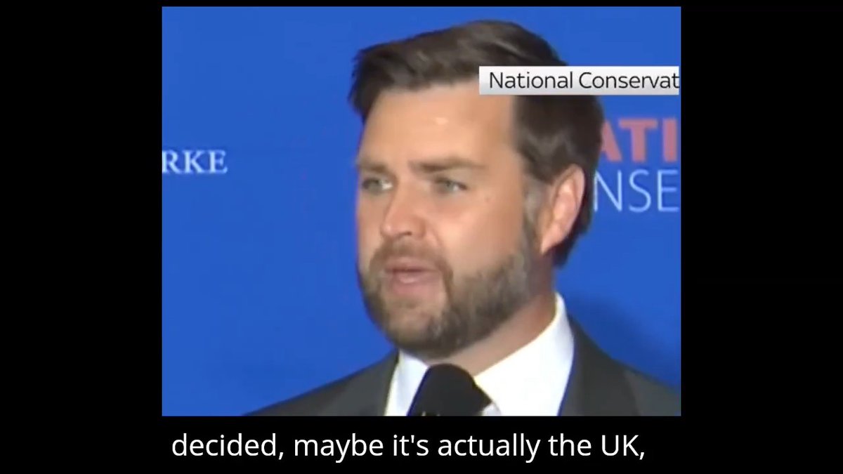 Watch Vice President JD Vance warning: The UK may be the first 'Islamist' country to have a nuclear weapon! People are laughing, but he is damn serious! Do we want this to become reality? The way things are headed, if Britain's will not rise up against their government who is allowing this, it would not be far from happening!