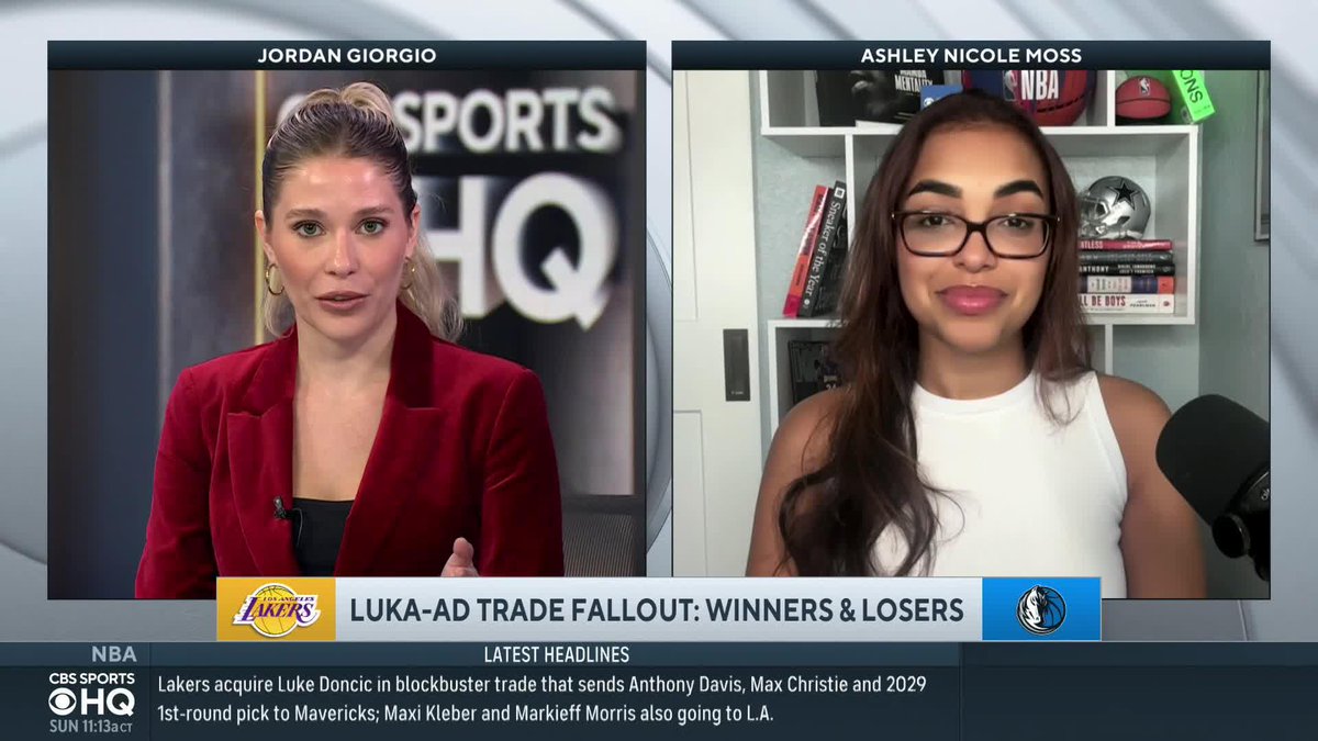 "I'd be interested if Anthony Davis is a piece that ultimately the Mavericks potentially use to try to get Jimmy Butler." Ashley Nicole Moss doesn't think the Mavs are done making moves 👀