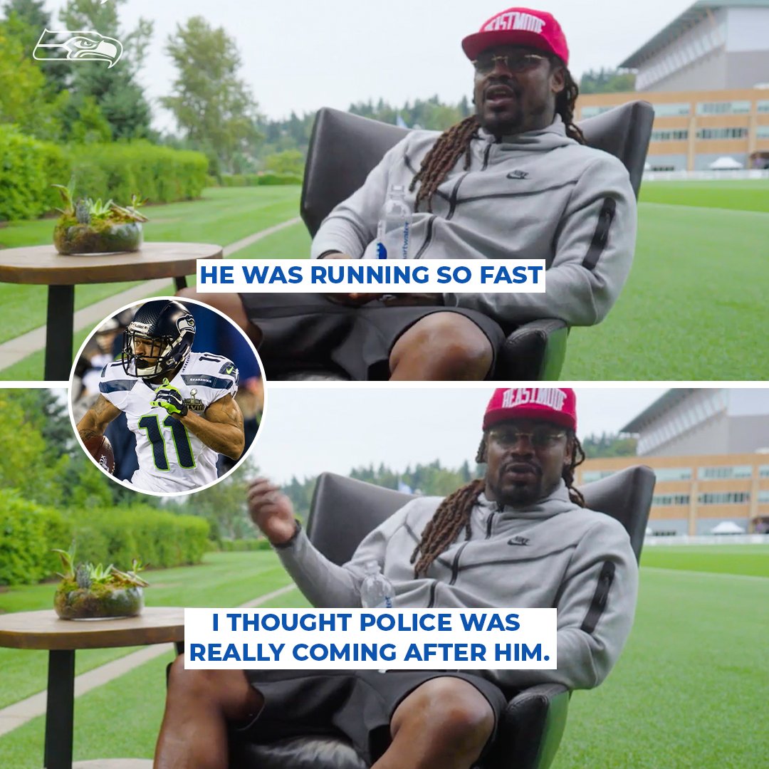 Never change, Marshawn. 🤣