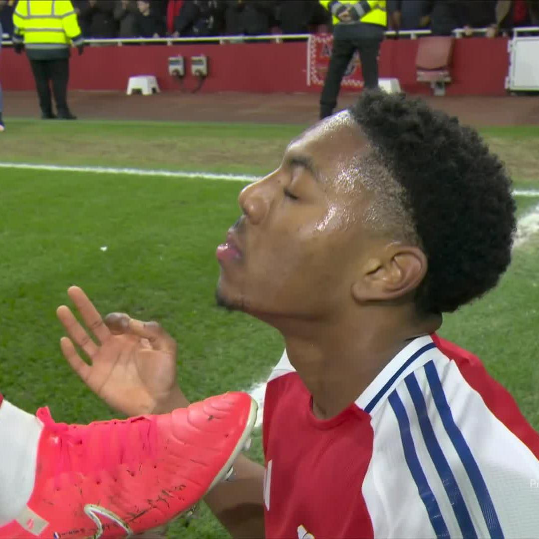 Myles Lewis-Skelly 💫💫 This is how you make a name for yourself in the Premier League 🤩✨ 📺 Stream #ARSMCI on DStv: #SSPL