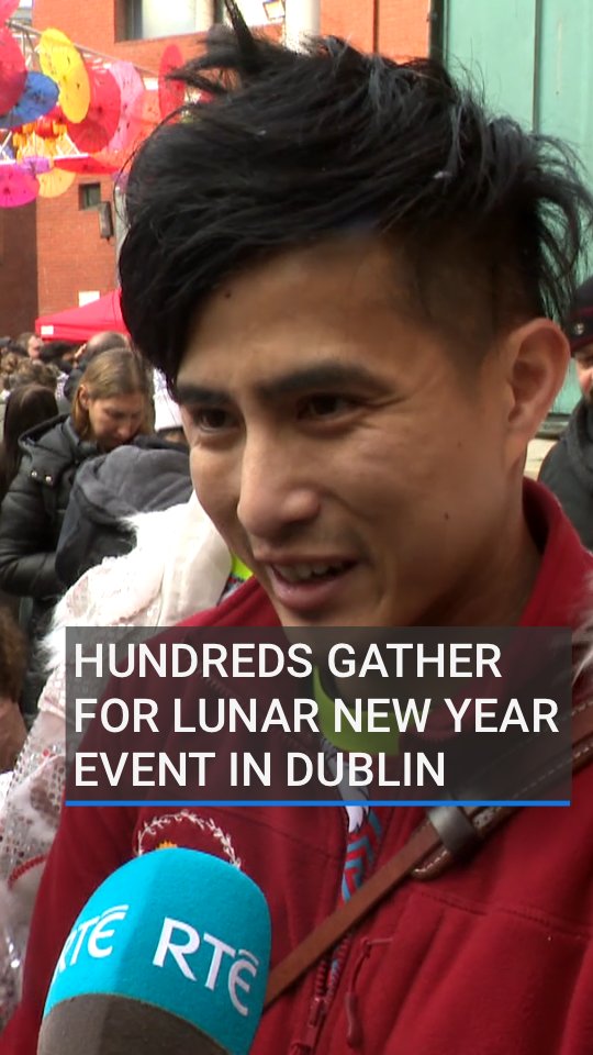 Hundreds of people have gathered in Dublin city centre to celebrate the Lunar New Year Festival. The event was traditionally celebrated as Chinese New Year but was rebranded so that all Asian communities, who celebrate Lunar New Year, could come together |