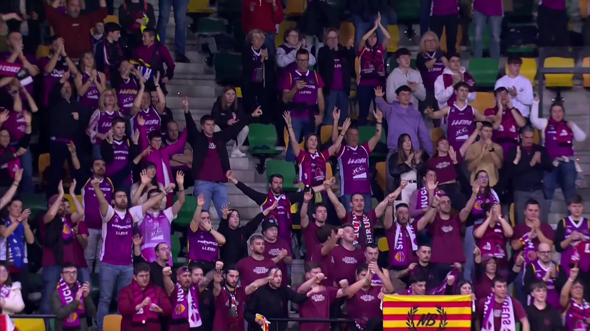 Allรญ donde jueguen, sin importar el resultado, estรก la aficiรณn de Hiopos HIOPOS LLEIDA apoyando al equipo. Increรญble ๐ ๐บ Movistar Plus | #LigaEndesa #ConectaConTuPasion