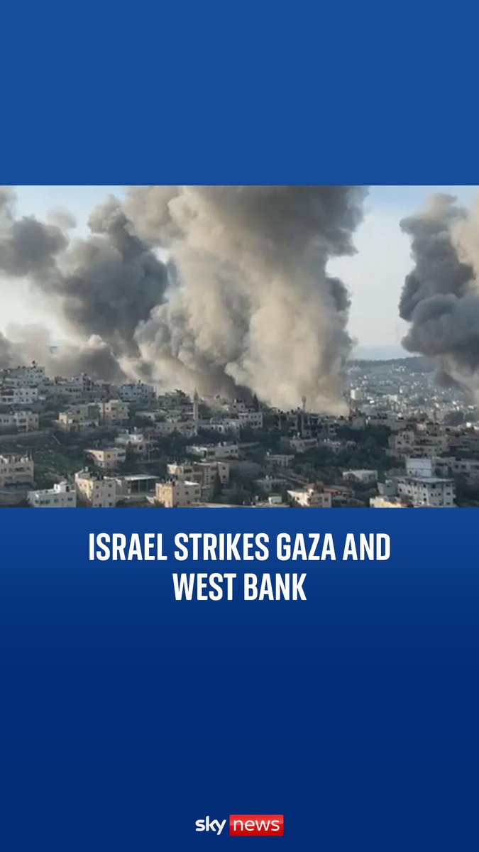 Israel strikes Gaza and West Bank to target 'terrorist infrastructure' as ceasefire deal is in place.