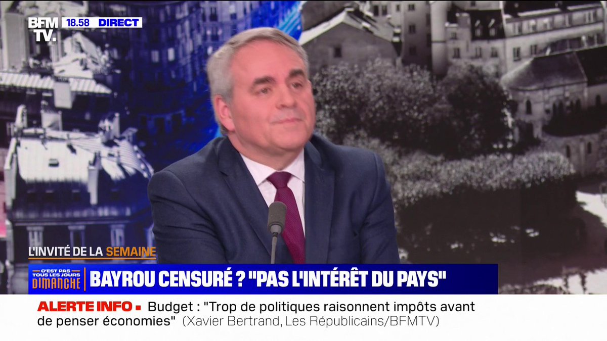 Xavier Bertrand (LR): "Je me prépare à l'élection présidentielle"