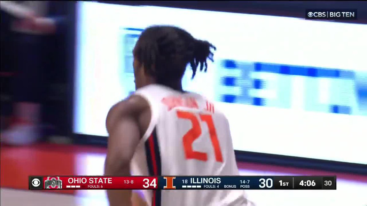 This freshman doesn't play like a freshman 💪 Illinois Men's Basketball's Morez Johnson Jr. keeps getting after it. #B1GMBBall on CBS 📺