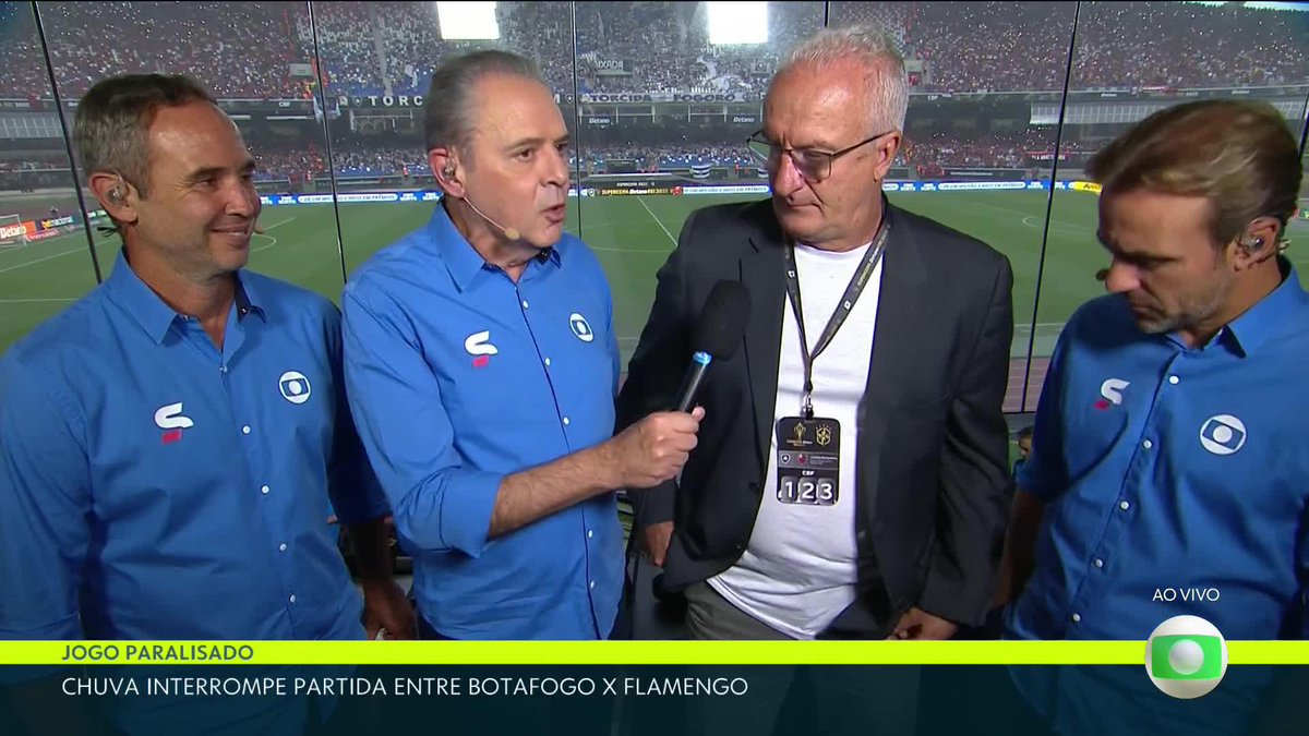 FALA, DORIVAL! O comandante da nossa Seleção falou com a equipe da Globo em Belém e falou de Neymar, fez avaliação de jogadores e, é claro, da Supercopa Rei!