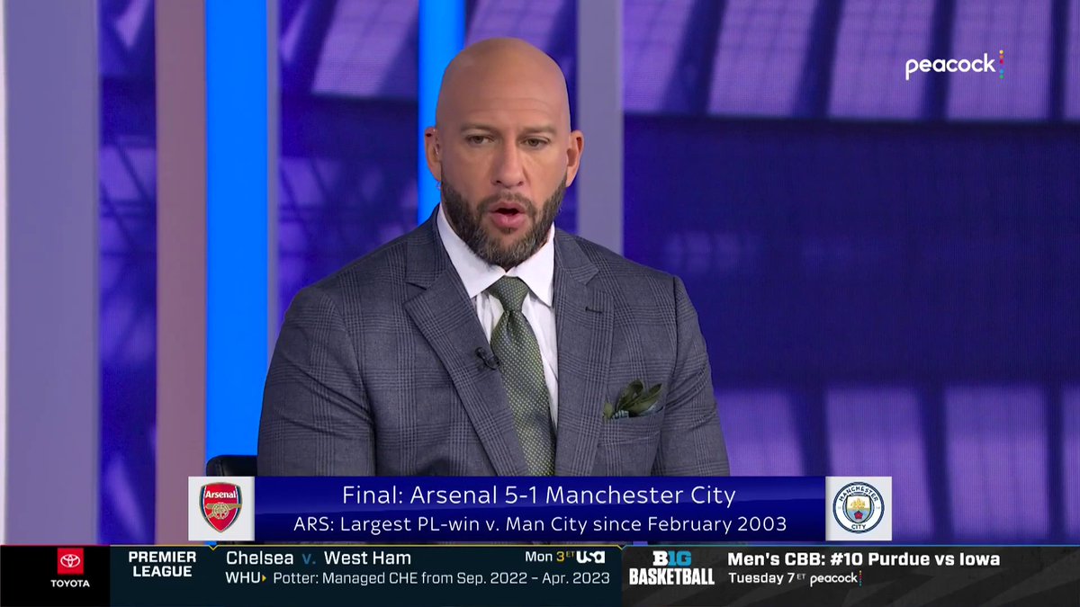 "They went to a whole new level." The NBC Sports Soccer crew talks Arsenal after their impressive 5-1 win against Man City.