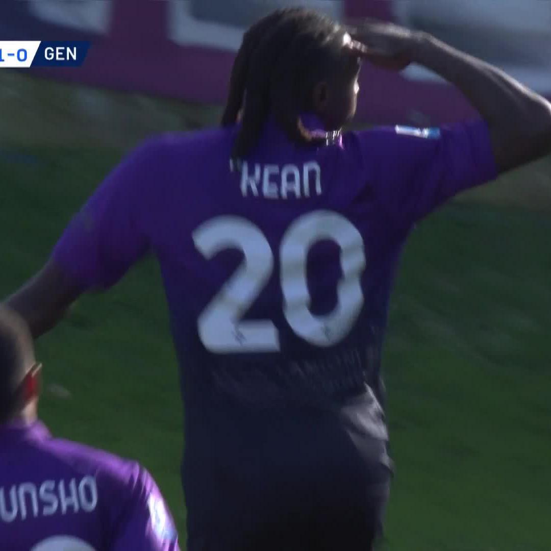 Moise Kean - WIE? 🤯😅 #DAZNmoment #SerieA