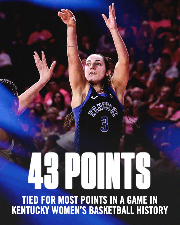 Absolute poetry in motion 😮💨 Every bucket from Georgia Amoore's 43-point game for Kentucky Women’s Basketball‼️