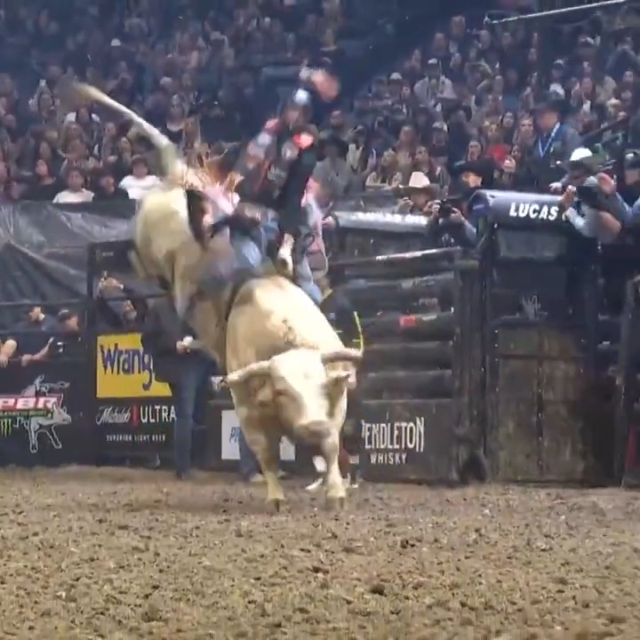 Cool Whip finally tastes defeat 😤 Sandro Batista snaps the all-time buckoff streak at 48.