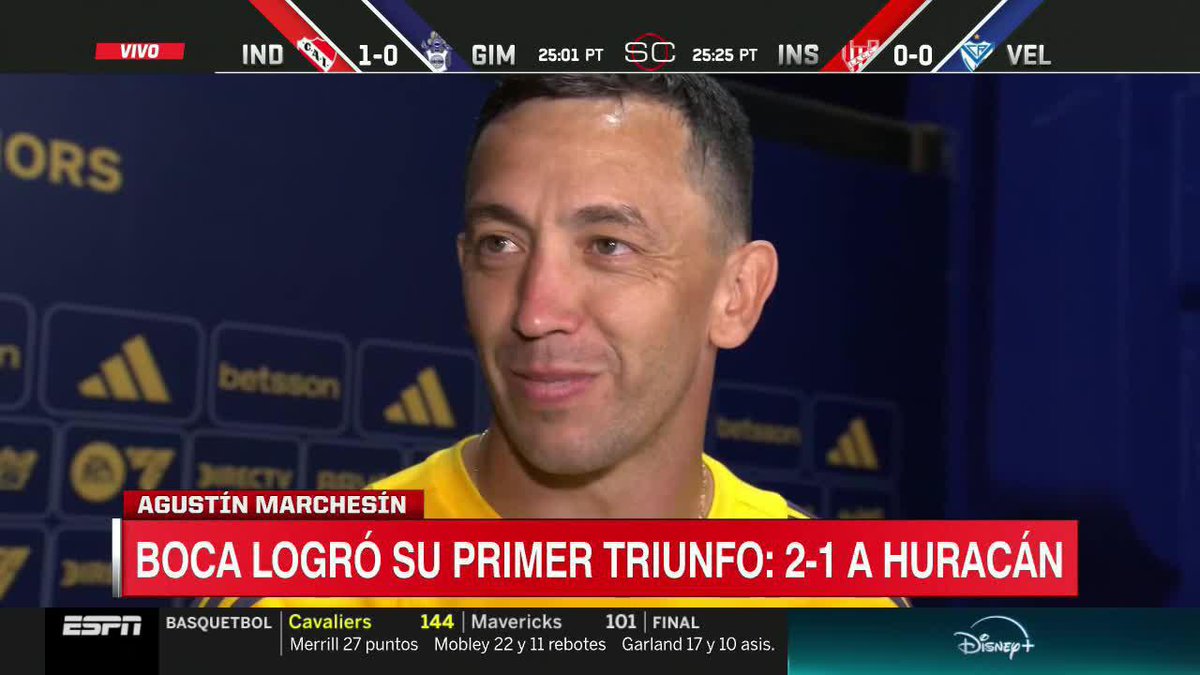 🗣️#Marchesín "Pudimos darle una alegría a la gente, que es una fiesta lo que hacen cada fin de semana, algo hermoso".