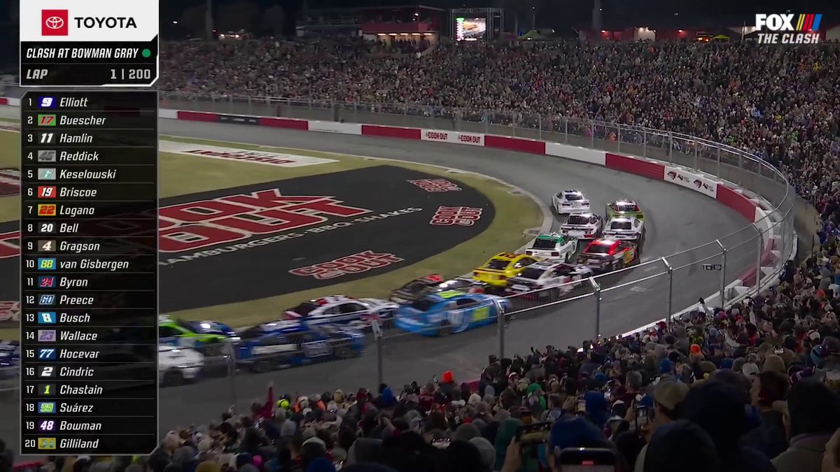 The Clash at Bowman Gray is GREEN on FOX!