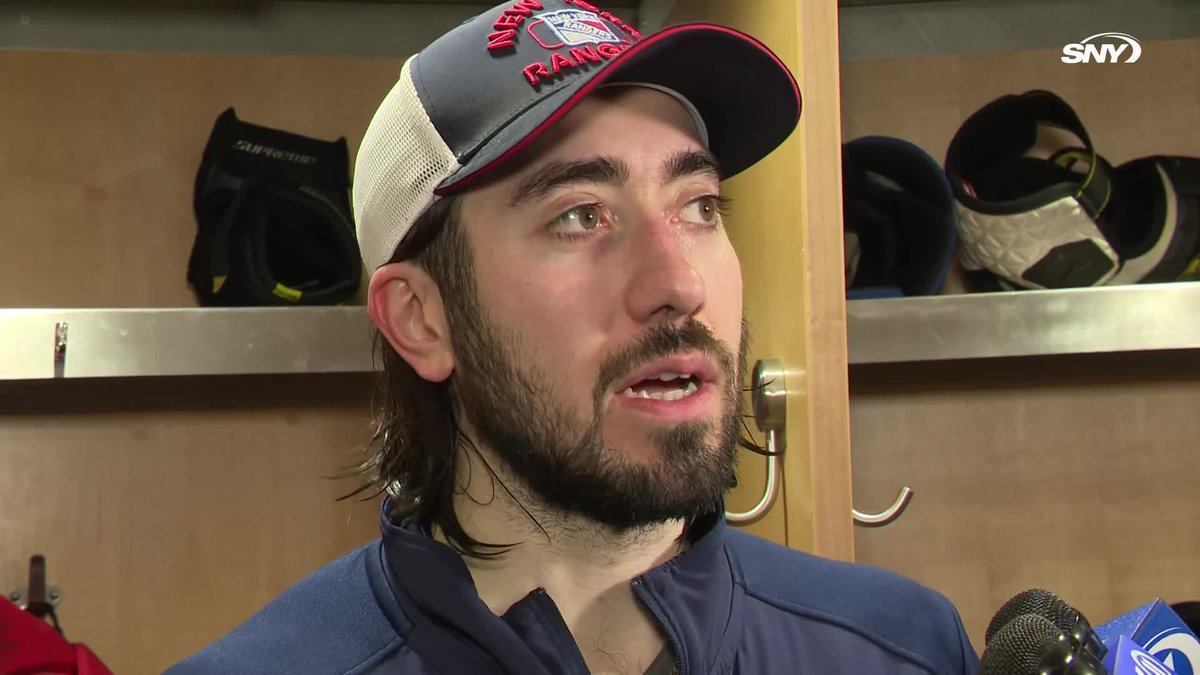 Mika Zibanejad says he likes how J.T. Miller communicates on the Rangers' bench and on the ice