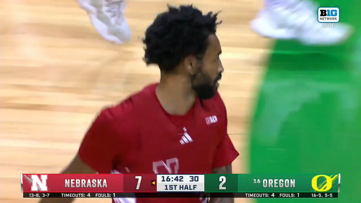 Thursday: 27 Tonight: 28 Brice Williams was filling it up again, this time leading Nebraska Men's Basketball to victory at No. 16 Oregon 🔥 Watch all 🔟 if his baskets 👇 #B1GMBBall