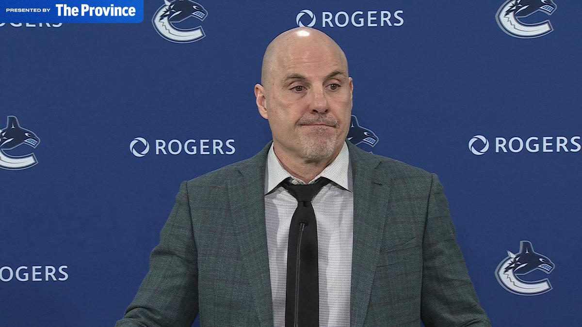 “I thought we controlled the game. New guys played well." 🗣 Head Coach Rick Tocchet discusses tonight's game against the Red Wings. #Canucks | The Province