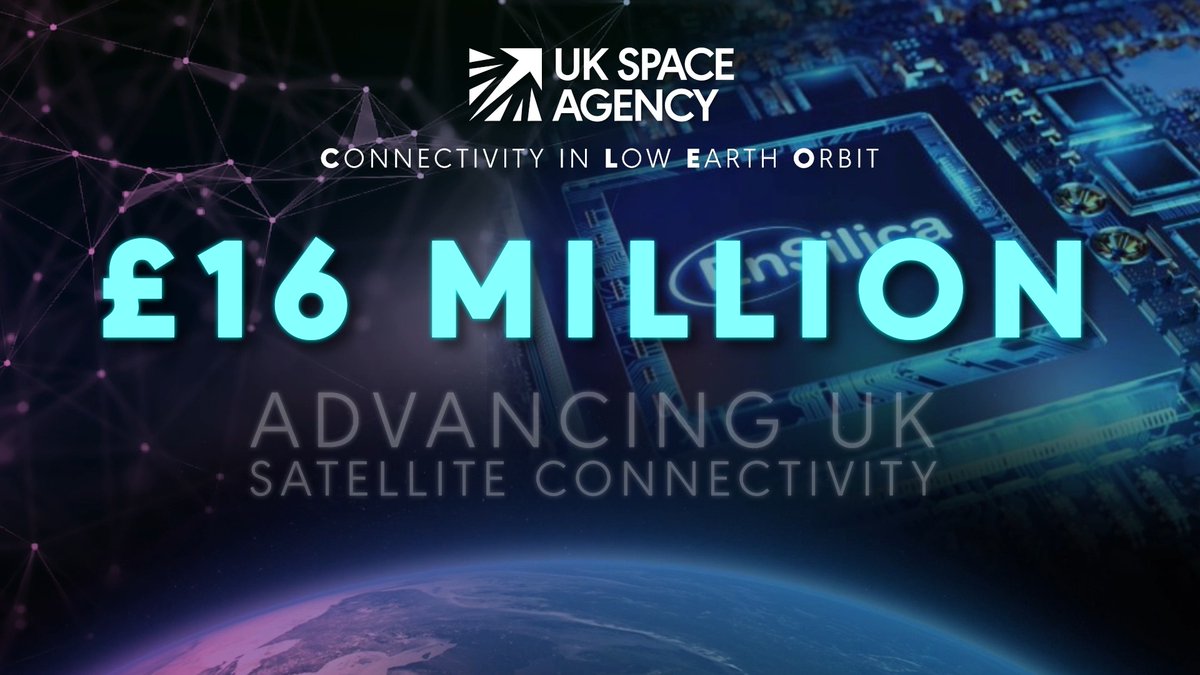 We're investing £16m in innovative satellite projects. 🛰️ From @EnSilica's silicon chips for user terminals, to Excelerate Group Ltd's Autonomy Market User Terminal, this funding will place the UK at the forefront of the latest advancements in satcomms. 👉