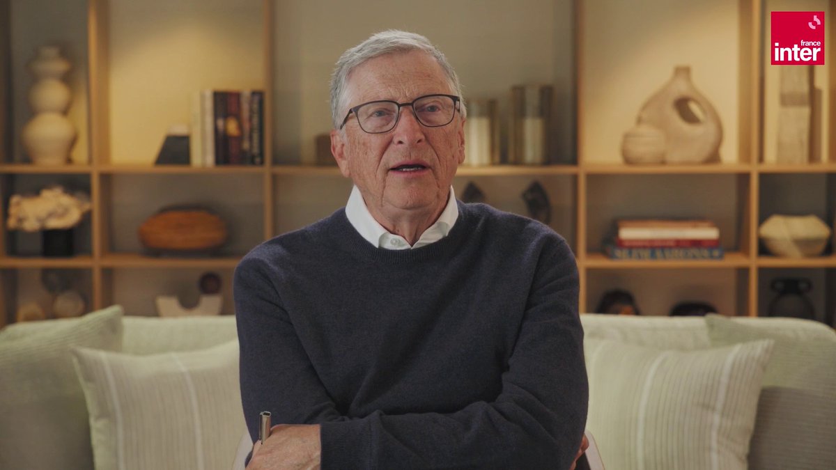 Bill Gates sur les craintes autour de l'IA : "Moi aussi j'ai peur ! C'est très enthousiasmant, la société va changer : mais est-ce que ça va changer de la bonne manière ? #le710Inter