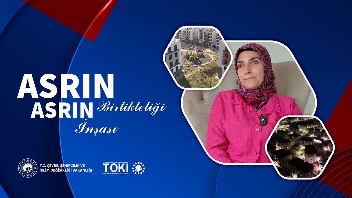#AsrınBirlikteliği ve #Asrınİnşası ile zor günler geride kaldı. 🗣️ "Şehir bir daha inşa ediliyor, TOKİ bunu yapıyor. Bu zamana kadar bize yardım eden herkesten Allah razı olsun." 🏘️ Sultan Hanım ve ailesine yeni yuvalarında sağlıklı, mutlu ve huzurlu bir yaşam diliyoruz.